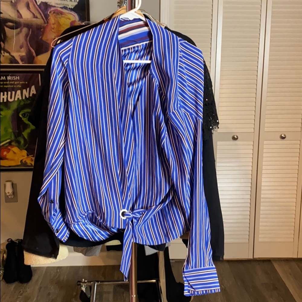 Pure silk tunic shirt